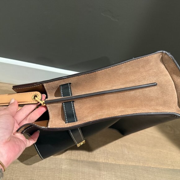 EUC | Tory Burch | Lee Radziwill Double Bag (large size) | Black | $700 - Picture 9 of 16